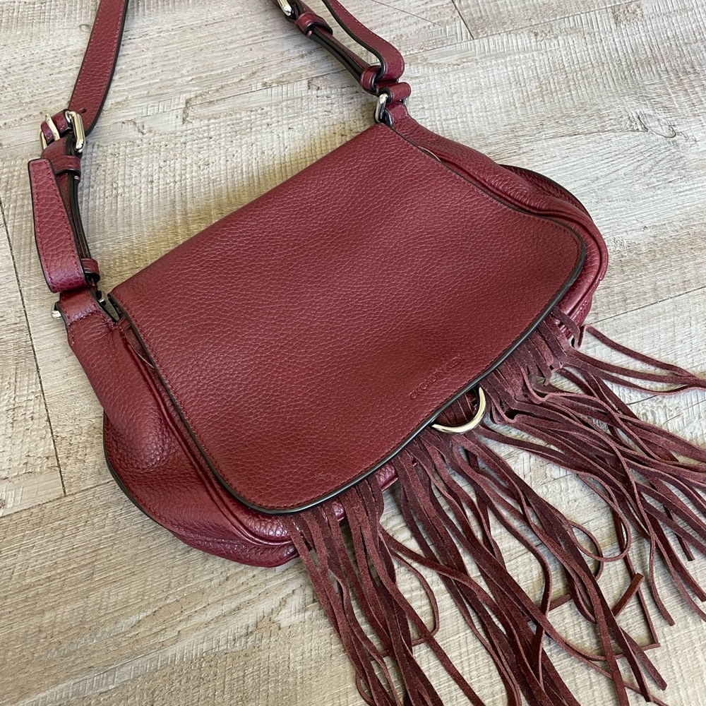 MOVING OUT SALE - Beautiful Leather Bag in Maroon Color